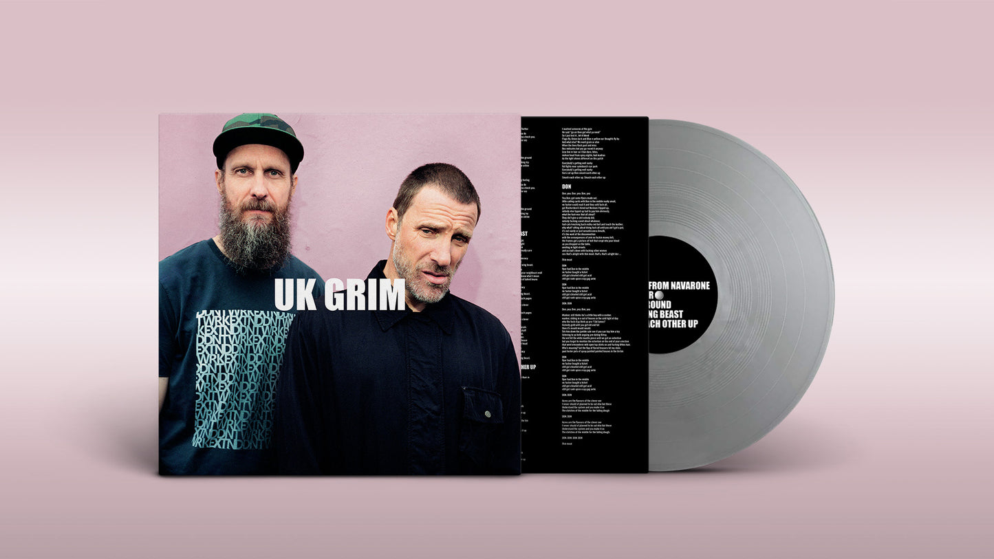 Sleaford Mods UK GRIM PRE ORDER SILVER VINYL LP 10/03/23