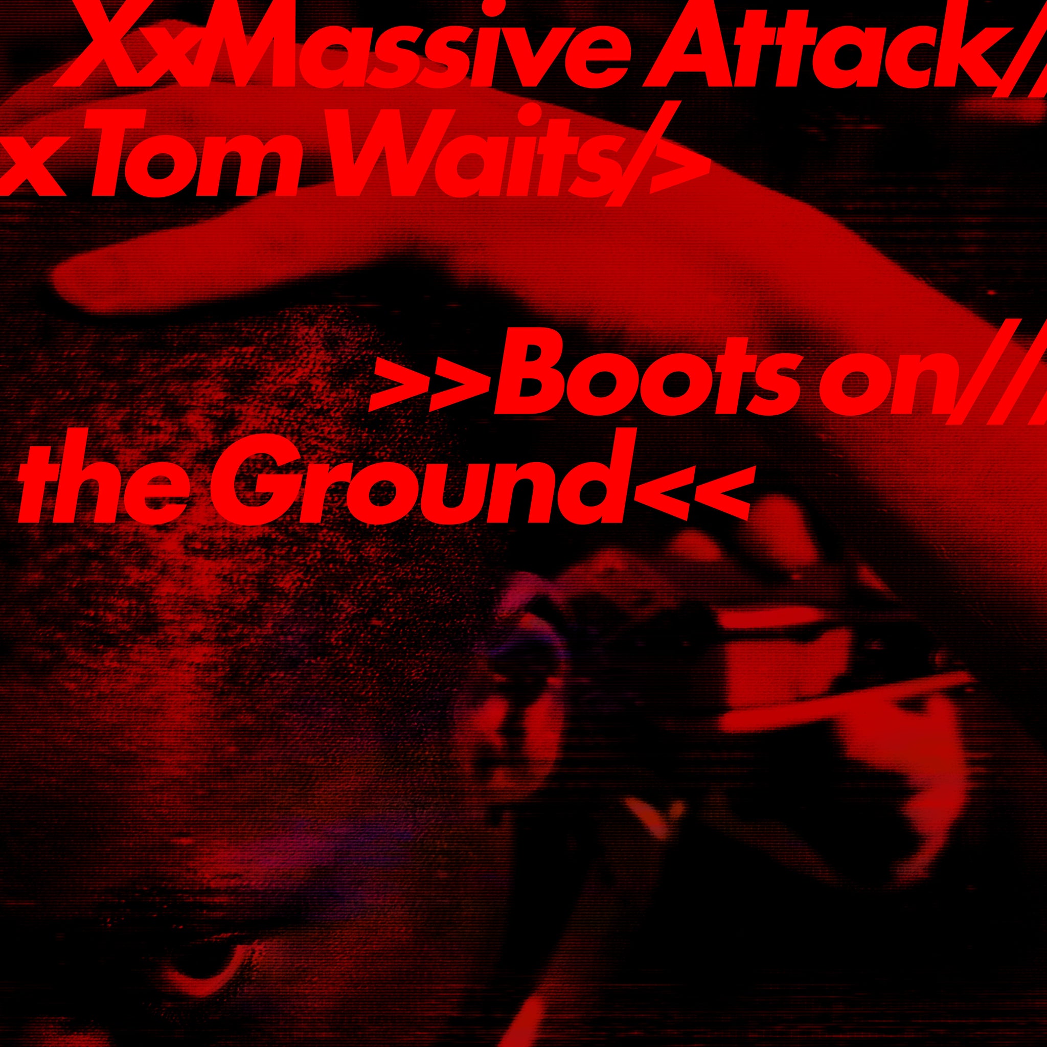 Massive Attack &  Tom Waits release “Boots on the Ground” 12" recycled vinyl red white blue
