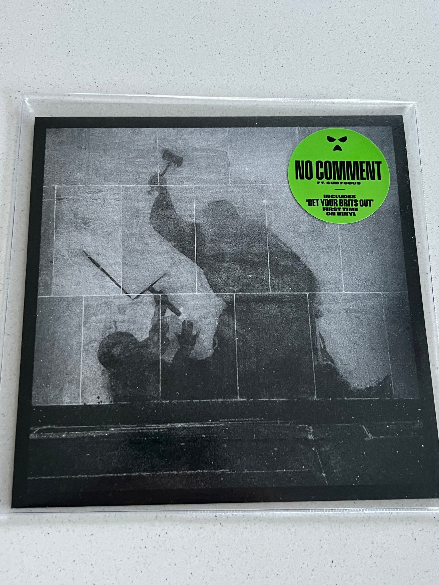 KNEECAP BANKSY SLEEVE SINGLE NO COMMENT 7" IN STOCK