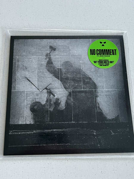 KNEECAP BANKSY SLEEVE SINGLE NO COMMENT 7" IN STOCK