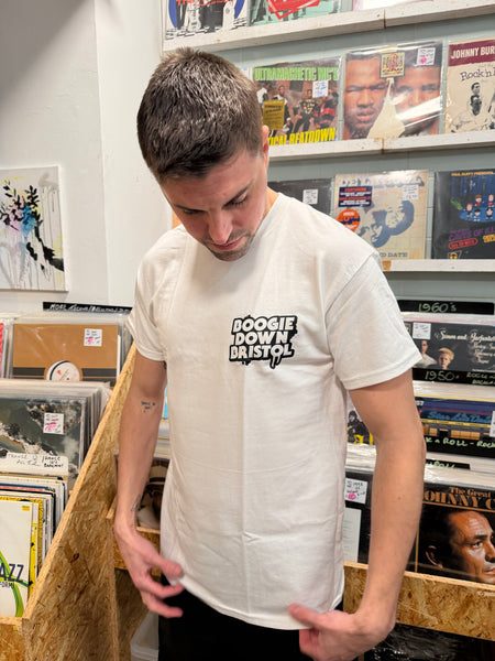 Super Disco Boogie Down Bristol T- Shirt Design by INKIE