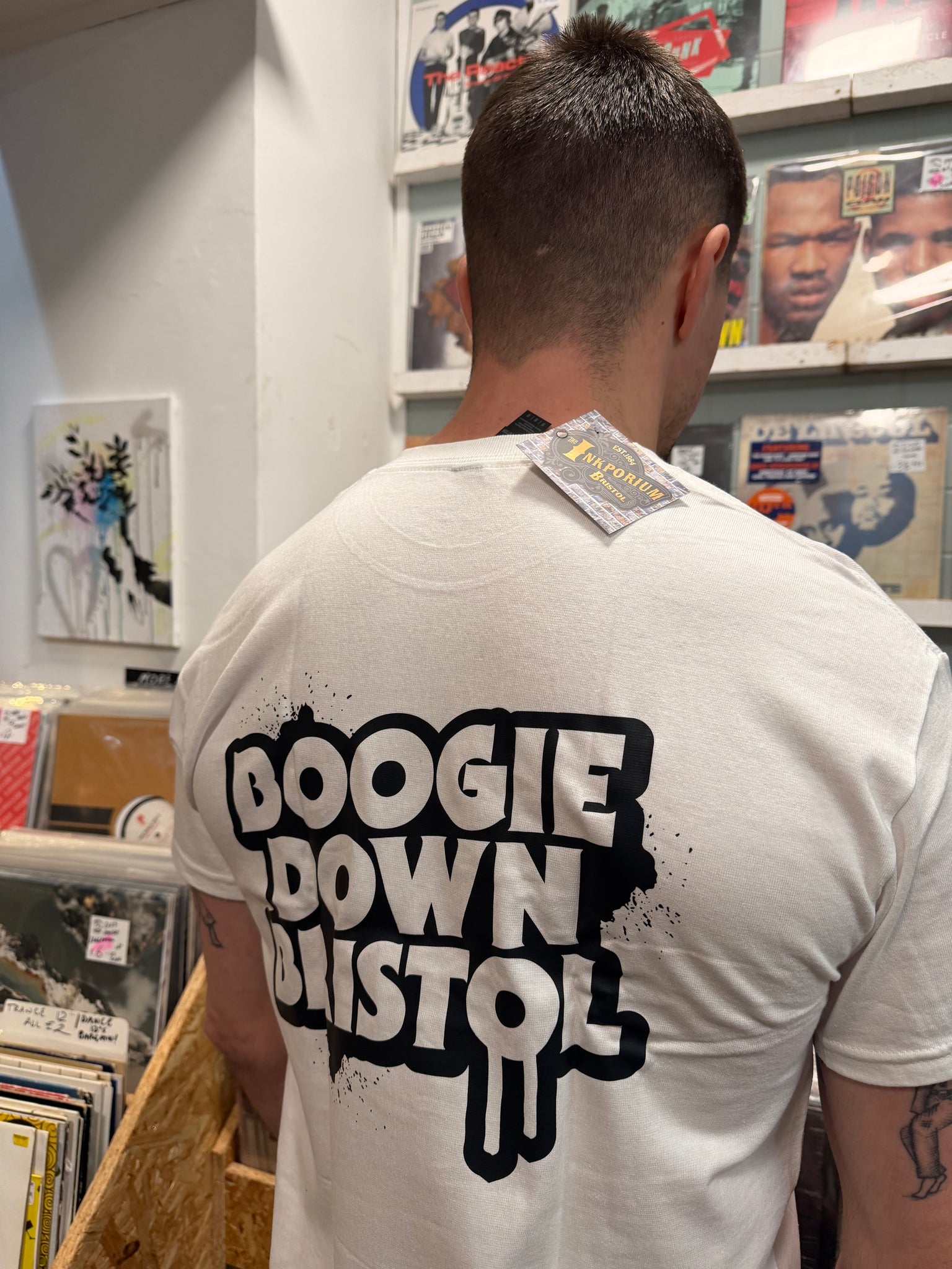 Super Disco Boogie Down Bristol T- Shirt Design by INKIE