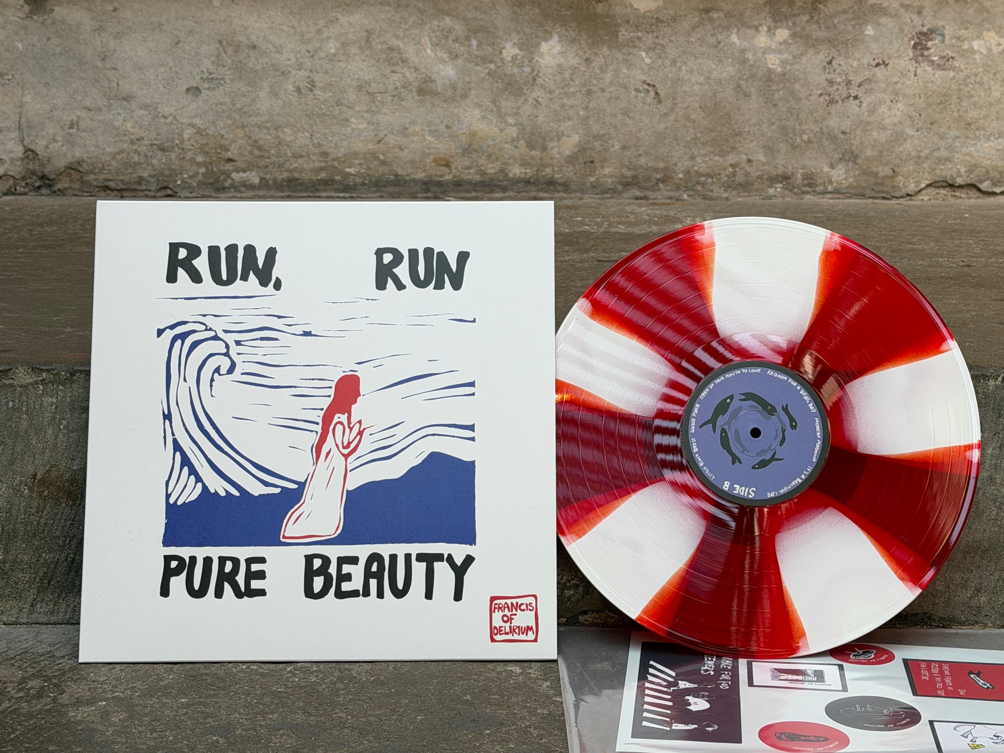 Francis Of Delirium - SIGNED BY ARTIST DINKED LTD EDITION RED WHITE VINYL
