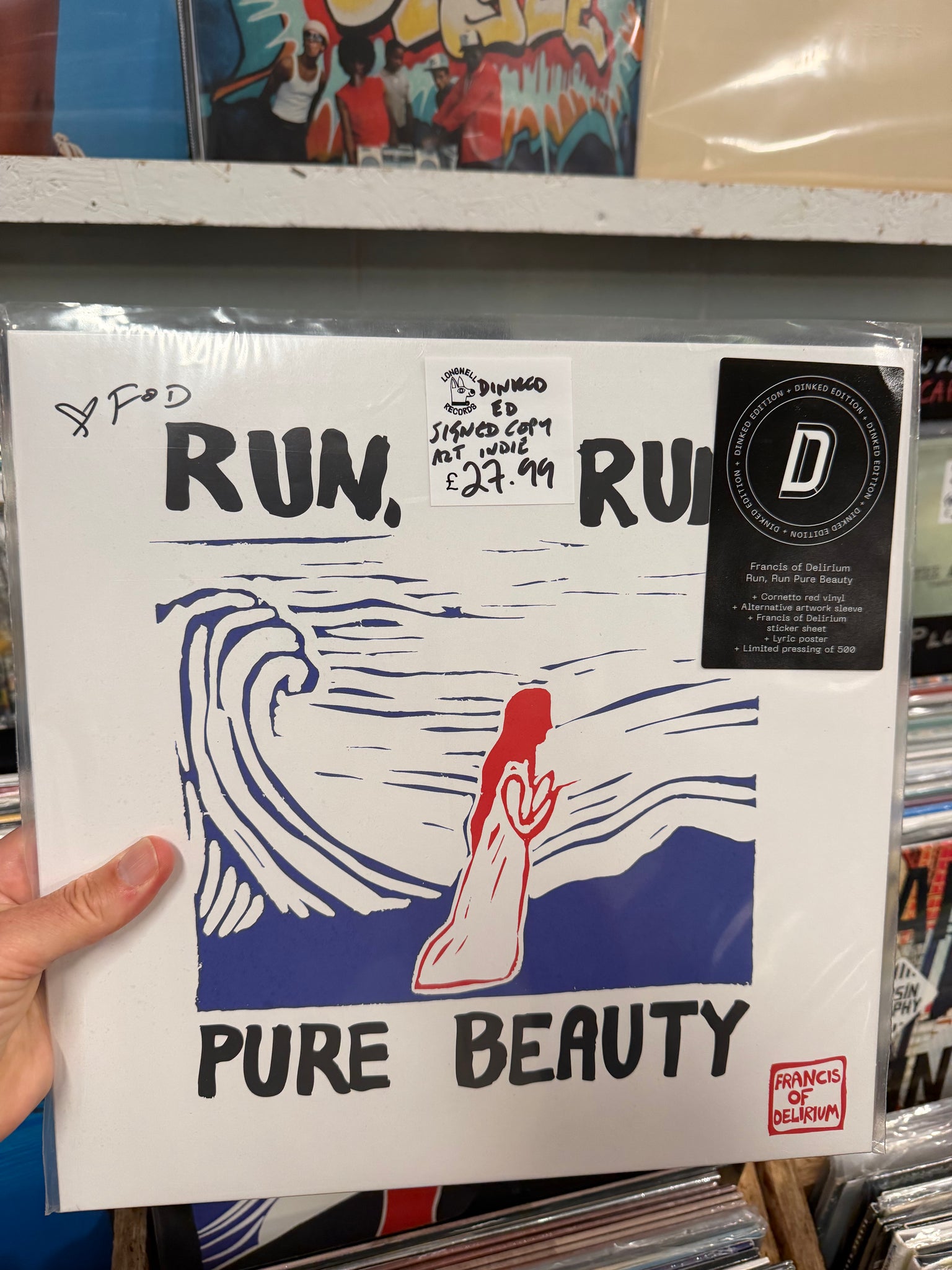 Francis Of Delirium - SIGNED BY ARTIST DINKED LTD EDITION RED WHITE VINYL