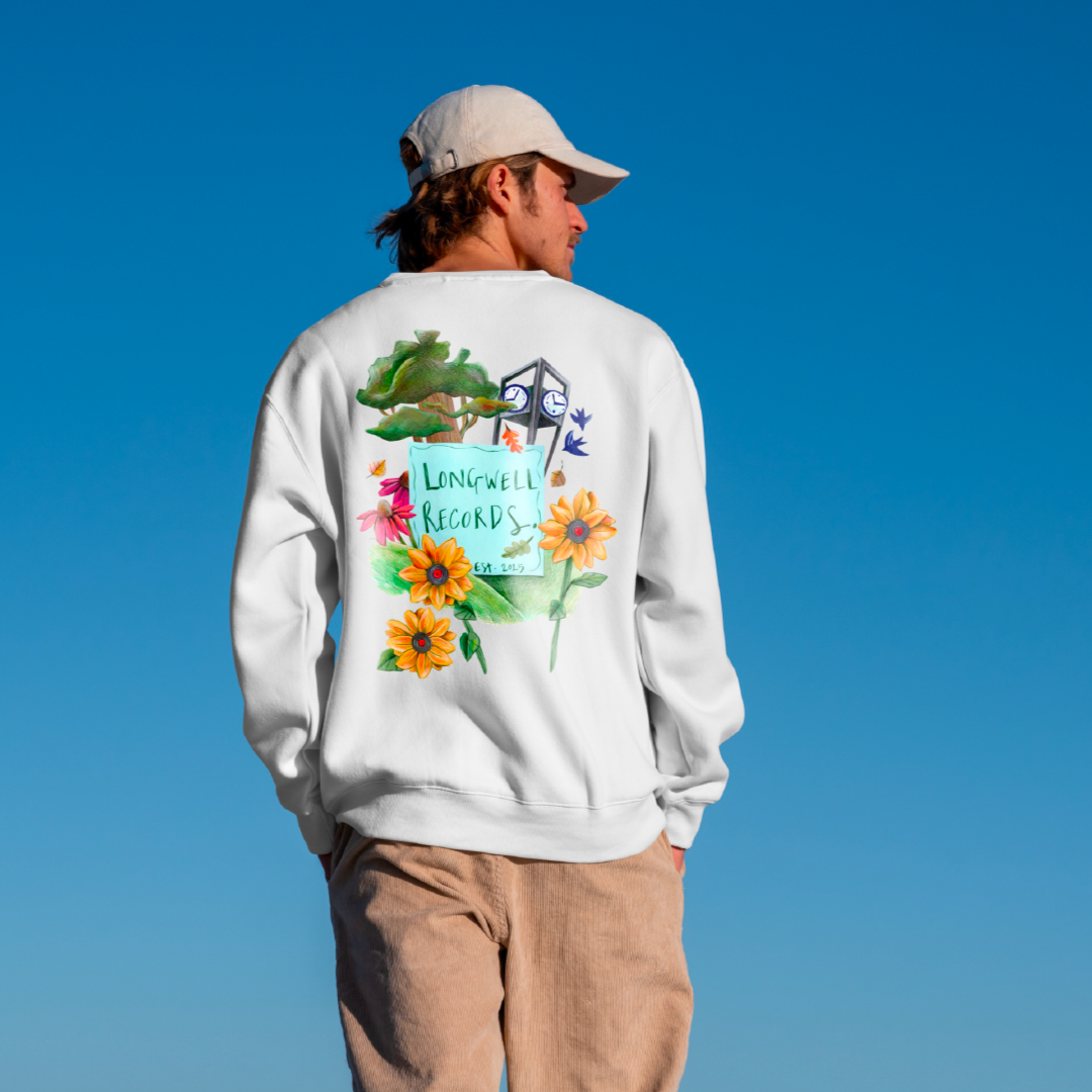 Laura Nye x Longwell Records Autumn Collection Sweatshirt Ivory