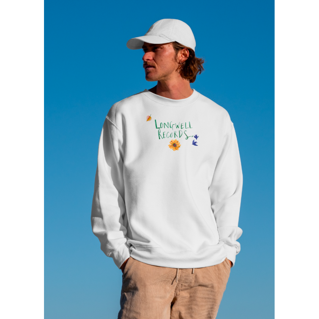 Laura Nye x Longwell Records Autumn Collection Sweatshirt Ivory
