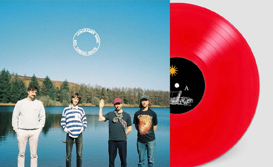 LANGKAMER 8 TRK EP "RED THREAD ROUTE"  on RED  12" VINYL on Breakfast records